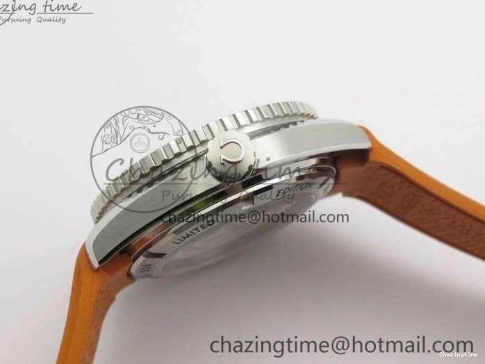 0217 UrbanStyle Planet Ocean Pro Orange Bezel 45mm OMF 1:1 Best Edition On Rubber Strap A8500 (Black Balance Wheel) 8138